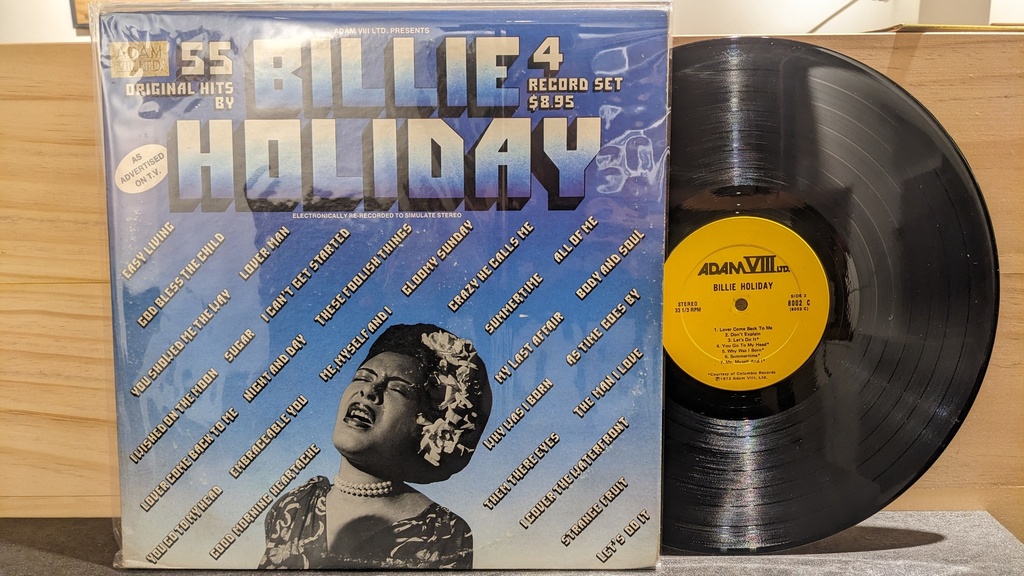 Billie Holiday – 55 Original Hits By Billie Holiday (4LP)