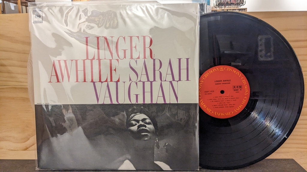 Sarah Vaughan – Linger Awhile (見本盤)