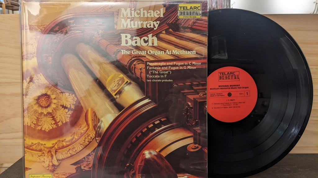 Bach, Michael Murray – The Great Organ At Methuen