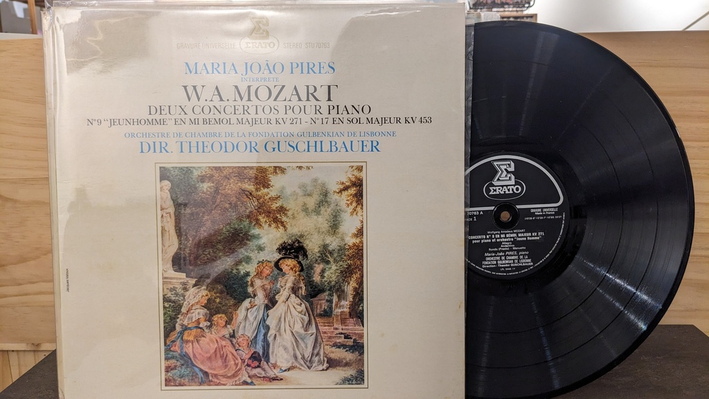 Maria João Pires interprete W.A. Mozart, Orchestre De Chambre De La Fondation Gulbenkian De Lisbonne* , Dir. Theodor Guschlbauer – Deux Concertos Pour Piano