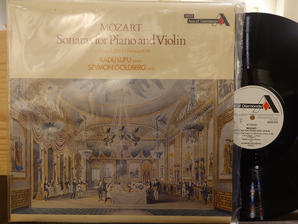 Mozart • Radu Lupu • Szymon Goldberg – Sonatas For Piano And Violin In D Major, K.306 & E Flat Major, K.481