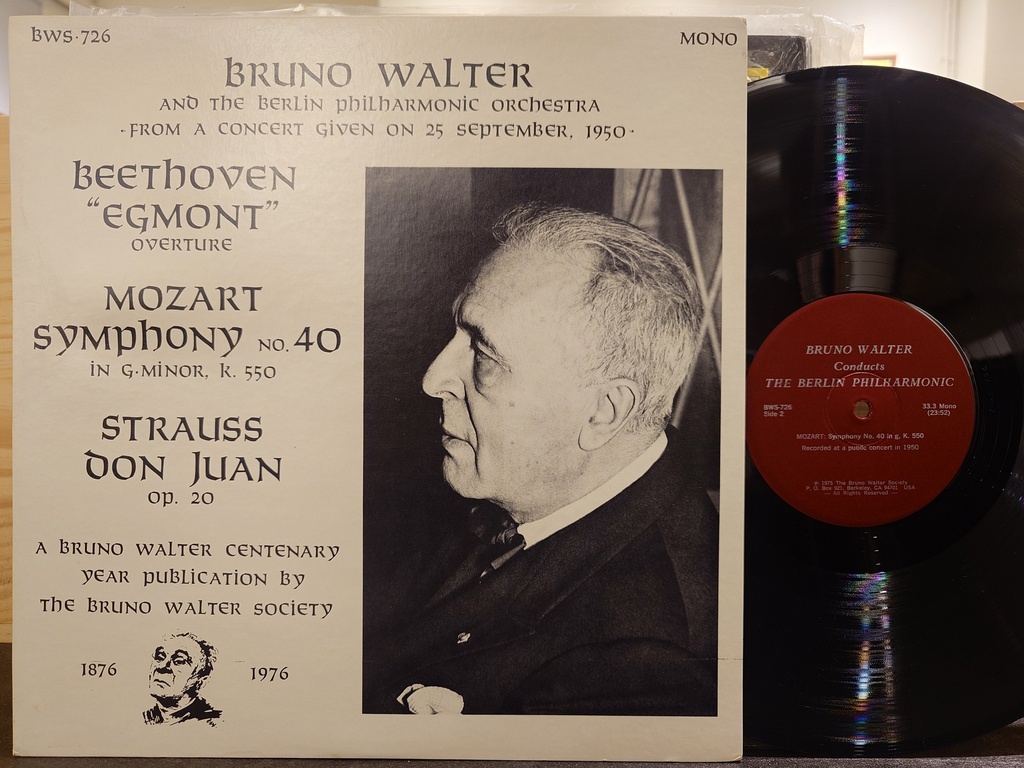 Bruno Walter, Berlin Philharmonic Orchestra – Bruno Walter Conducts Beethoven, Mozart, Strauss