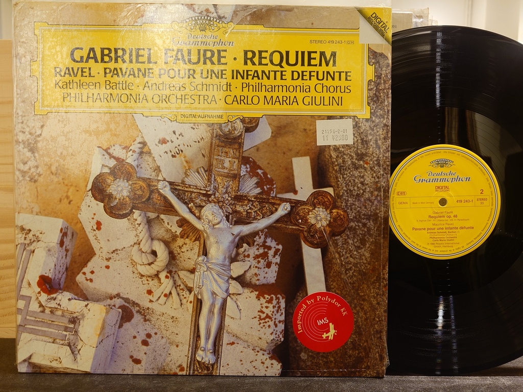 Gabriel Faure / Ravel, Kathleen Battle, Andreas Schmidt, Philharmonia Chorus, Philharmonia Orchestra, Carlo Maria Giulini – Requiem / Pavane Pour Une Infante Defunte