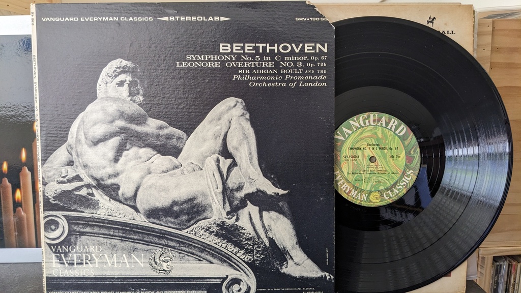 Beethoven - Sir Adrian Boult And The Philharmonic Promenade Orchestra Of London* – Symphony No. 5 In C Minor, Op. 67 / Leonore Overture No. 3, Op. 72b