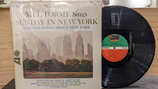 Mel Tormé – Sings Sunday In New York And Other Songs About New York