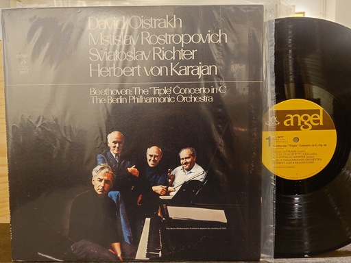 David Oistrakh, Mstislav Rostropovich, Sviatoslav Richter, Herbert von Karajan, The Berlin Philharmonic Orchestra, Beethoven – The "Triple" Concerto In C