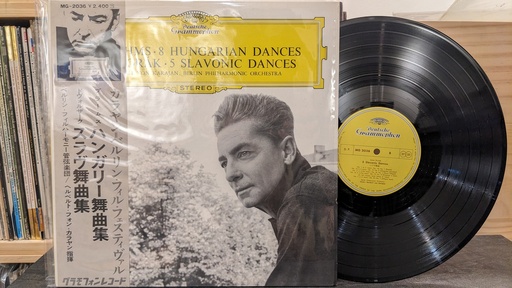 Herbert von Karajan : Berlin Philharmonic Orchestra – J. Brahms - 8 Hungarian Dances, A. Dvorak - 5 Slavonic Dances